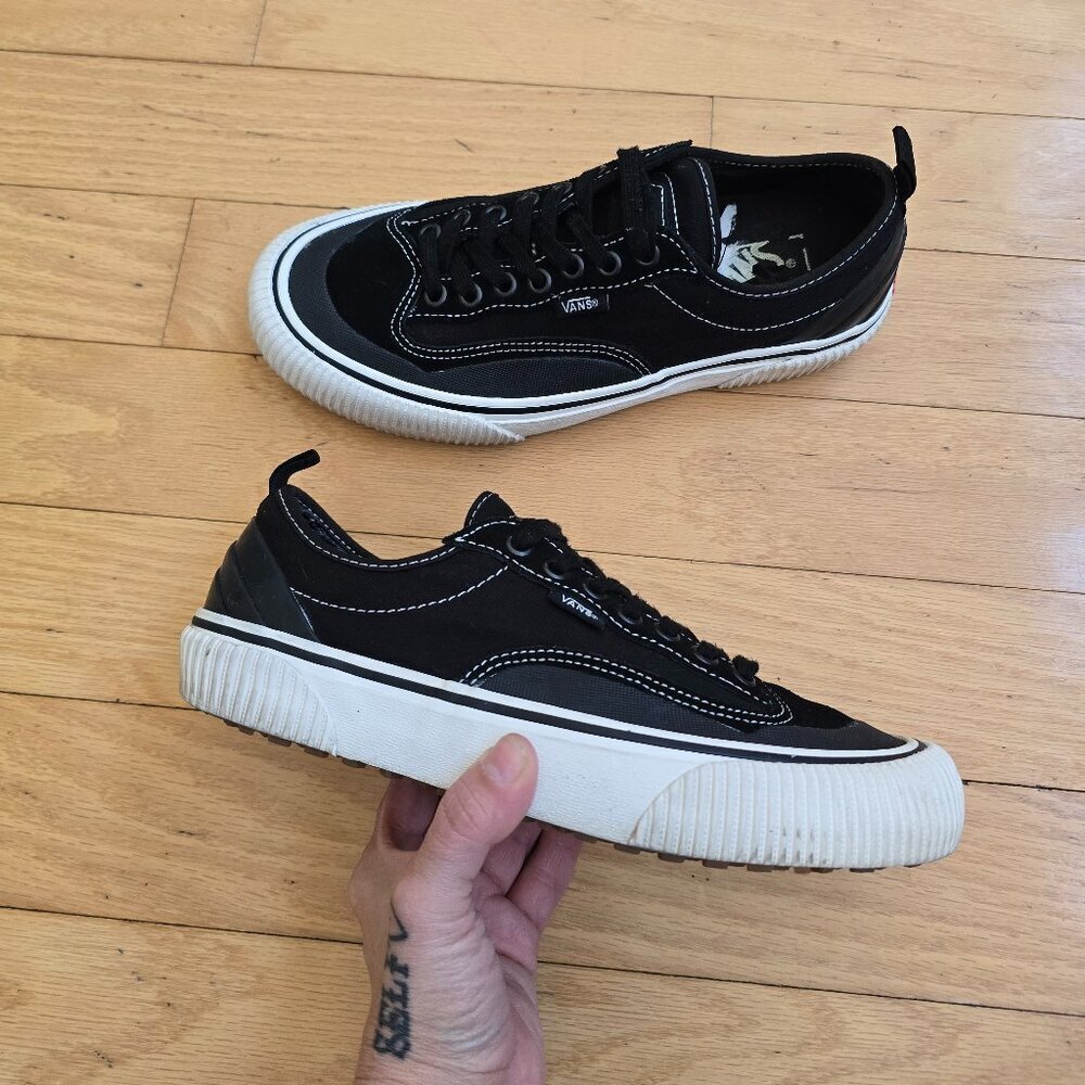 VANS | Destruct SF Moda black chunky sole skater sneakers | WMS 8.5